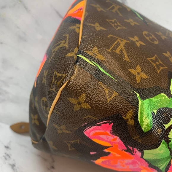 Louis Vuitton Roses Speedy 30 Monogram bag Pink Floral Sprouse Limited Edition - Picture 13 of 16